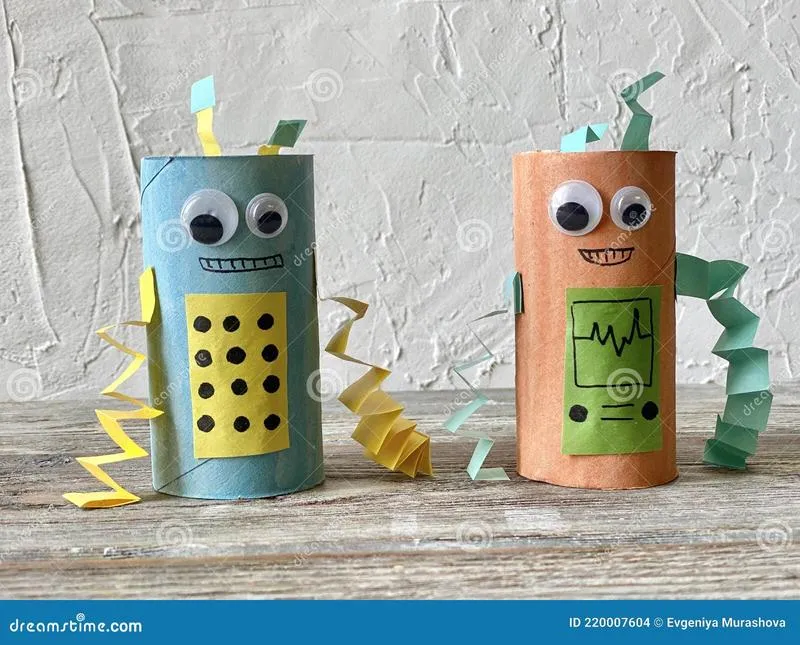 Papierowe roboty dla dzieci