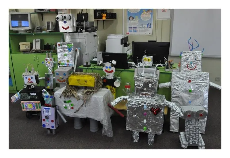 Stworzenie robota z butelek